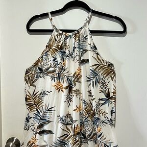 🛍️ Papermoon Tropical Print Halter Top